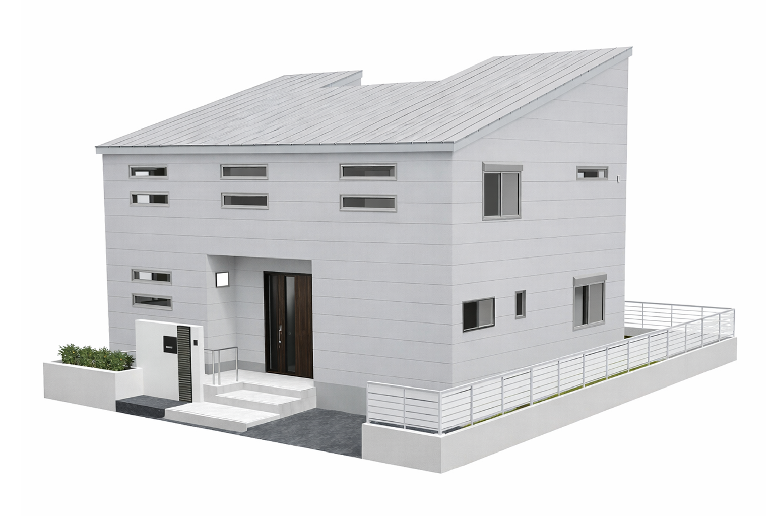 4LDK+ミニインナーガレージ　　2階建てモデルプラン