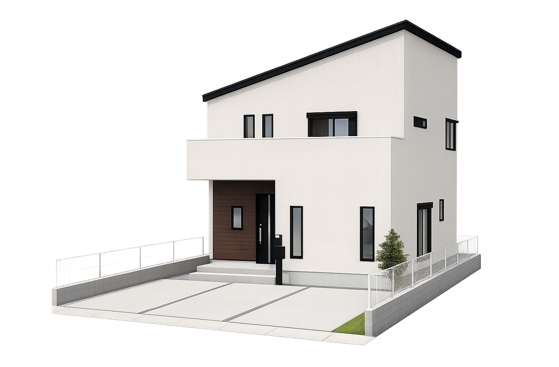 4LDK+ミニインナーガレージ　　2階建てモデルプラン