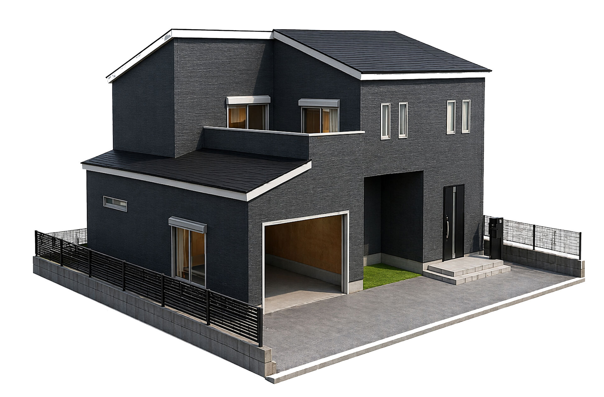 4LDK+ミニインナーガレージ　　2階建てモデルプラン